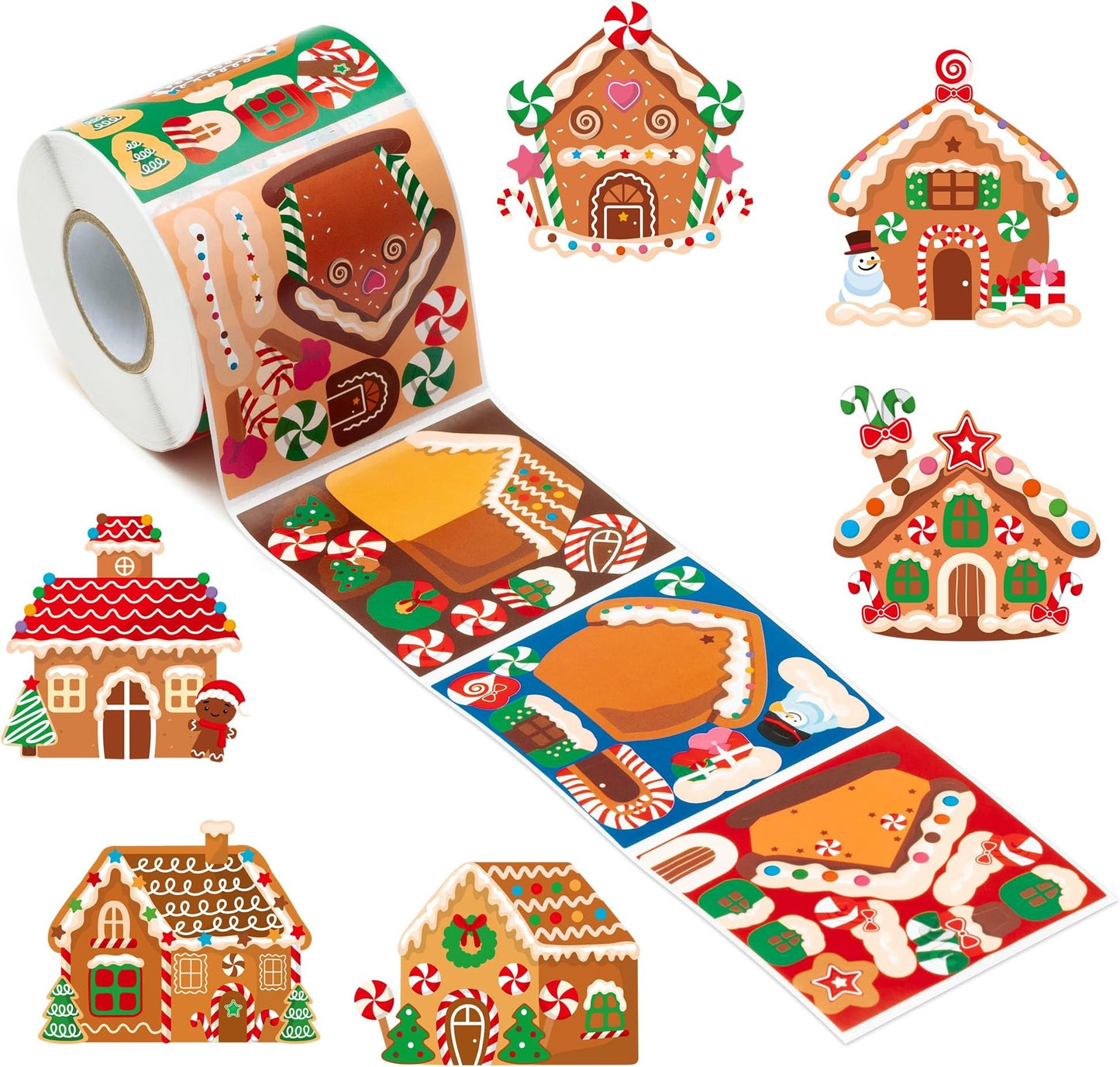 100 PCS Christmas Stickers for Kids Make Your Own Christmas Stickers