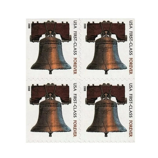 2008 Liberty Bell Forever Design – 100pcs Self-Adhesive Labels for Standard Mail