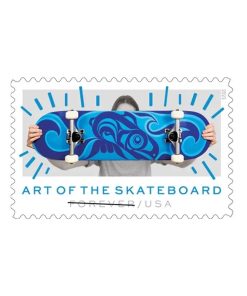 2023 Art of The Skateboard First-Class Postage USPS Forever Stamps 100pcs/Pack (20PCS/Booklet)