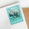 Save Manatees 2024 First-Class Postage USPS Forever Stamps 100pcs/Pack (20PCS/Booklet)