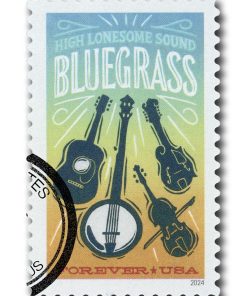Bluegrass 2024 First-Class Postage USPS Forever Stamps 100pcs/Pack (20PCS/Booklet)