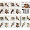 Otters in Snow 2021 First-Class Postage USPS Forever Stamps 100pcs/Pack (20PCS/Booklet)