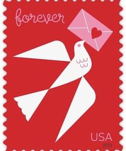 Love Forever First-Class Postage USPS Forever Stamps 100pcs/Pack (20PCS/Booklet)