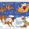 Santa And Sleigh 2011 First-Class Postage USPS Forever Stamps 100pcs/Pack (20PCS/Booklet)