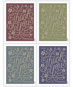 Thank You First-Class Postage USPS Forever Stamps 100pcs/Pack (20PCS/Booklet)