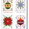 Holiday Joy First-Class Postage USPS Forever Stamps 100pcs/Pack (20PCS/Booklet)