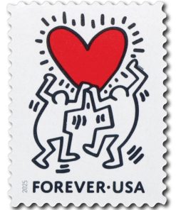Love 2025 First-Class Postage USPS Forever Stamps 100pcs/Pack (20PCS/Booklet)