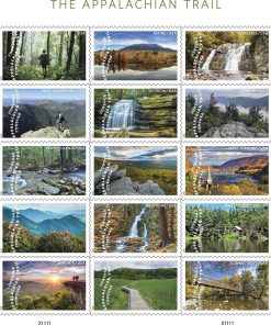 The Appalachian Trail 2025  First-Class Mail Forever Postage Stamps 90pcs/Pack (15PCS/Booklet)