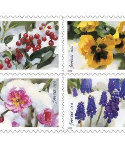 Snowy Beauty 2022 First-Class Postage USPS Forever Stamps 100pcs/Pack (20PCS/Booklet)