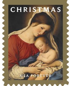 Christmas Madonna and Child 2024 USPS First-Class Mail Postage Forever Stamps 100pcs/Pack (20PCS/Booklet)