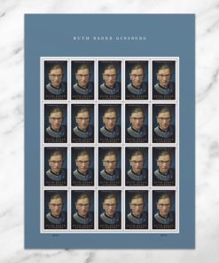 Ruth Bader Ginsburg First-Class Postage USPS Forever Stamps 100pcs/Pack (20PCS/Booklet)