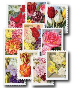 Botanical Art First-Class Postage USPS Forever Stamps 100pcs/Pack (20PCS/Booklet)