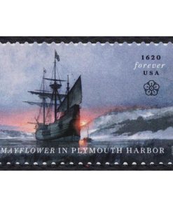 Depicting The 400th Anniversary of The Mayflower in Plymouth Harbor First-Class Mail Postage Forever Stamps 100pcs/Pack (20PCS/Booklet)