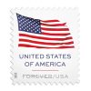 2025 U.S Flag First-Class Postage USPS Forever Stamps 100pcs/Pack (20PCS/Booklet)