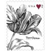 Vintage Tulip Stamps 2015 Two-Ounce First-Class Postage USPS Forever Stamps 100pcs/Pack (20PCS/Booklet)