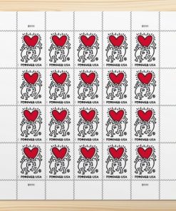 Love 2025 First-Class Postage USPS Forever Stamps 100pcs/Pack (20PCS/Booklet)