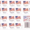 2012 USPS Forever Stamps "Four Flags" First-Class Postage USPS Forever Stamps 100pcs/Pack (20PCS/Booklet)