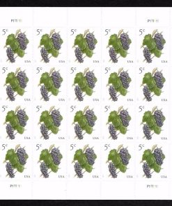 2017 Grapes 5 Cent First-Class Postage USPS Forever Stamps 100pcs/Pack (20PCS/Booklet)