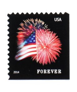 2014 The Star Spangled Banner Fireworks Booklet First-Class Postage USPS Forever Stamps 100pcs/Pack (20PCS/Booklet)