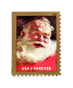 2018 US Classic Santa Sparkling Holidays First-Class Postage USPS Forever Stamps 100pcs/Pack (20PCS/Booklet)