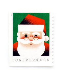 2021 US A Visit from St. Nick First-Class Postage USPS Forever Stamps 100pcs/Pack (20PCS/Booklet)