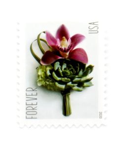 2020 U.S. Contemporary Boutonniere First-Class Postage USPS Forever Stamps 100pcs/Pack (20PCS/Booklet)