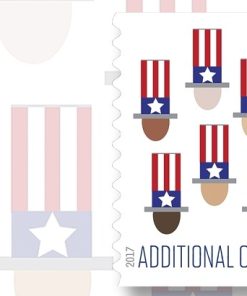 2017 Uncle Sam’s Hat Additional Ounce Forever Stamps First-Class Postage USPS Forever Stamps 100pcs/Pack (20PCS/Booklet)