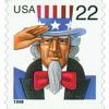 1998 Uncle Sam First-Class Postage USPS Forever Stamps 100pcs/Pack (20PCS/Booklet)