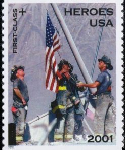 America Responds Heroes of 2001 Help Make a Difference (Sheet of 20) First-Responders WTC Twin Towers First-Class Postage USPS Forever Stamps 100pcs/Pack (20PCS/Booklet)