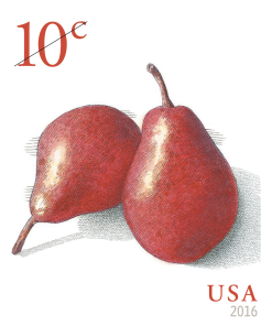 2017 10c Red Pears Forever Stamps First-Class Postage USPS Forever Stamps 100pcs/Pack (20PCS/Booklet)