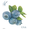 2022 4c Blueberries First-Class Postage USPS Forever Stamps 100pcs/Pack (20PCS/Booklet)
