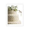 Wedding Cake Sheet of 20 X 65 Cent Forever Stamps First-Class Postage USPS Forever Stamps 100pcs/Pack (20PCS/Booklet)