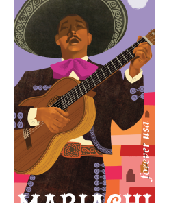 Mariachi Musical Style Musicians Western Mexico Forever Stamps First-Class Postage USPS Forever Stamps 100pcs/Pack (20PCS/Booklet)