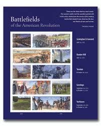 Battlefields of The American Revolution 2025 First-Class Mail Forever Postage Stamps 90pcs/Pack (15PCS/Booklet)