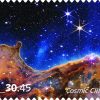 2024 $30.45 Cosmic Cliffs First-Class Postage USPS Forever Stamps 20pcs/Pack (4PCS/Booklet)