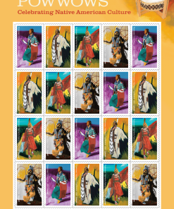 Powwows Celebrating Native American Culture 2025 First-Class Mail Forever Postage Stamps 100pcs/Pack (20PCS/Booklet)