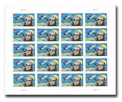 Eugenie Clark 2022 Forever Stamps First-Class Postage USPS Forever Stamps 100pcs/Pack (20PCS/Booklet)