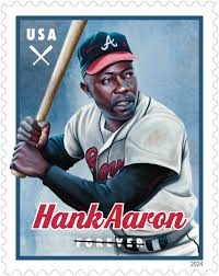 Hank Aaron 2024 First-Class Mail Postage Forever Stamps 100pcs/Pack (20PCS/Booklet)