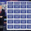Alex Trebek 2024 First-Class Mail Postage Forever Stamps 100pcs/Pack (20PCS/Booklet)