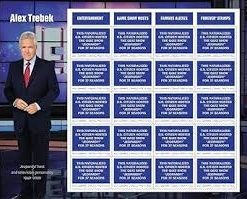 Alex Trebek 2024 First-Class Mail Postage Forever Stamps 100pcs/Pack (20PCS/Booklet)