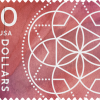 2023 $10 Floral Geometry First-Class Postage USPS Forever Stamps 20pcs/Pack (4PCS/Booklet)