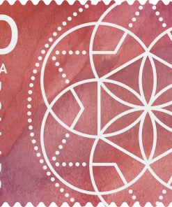 2023 $10 Floral Geometry First-Class Postage USPS Forever Stamps 20pcs/Pack (4PCS/Booklet)