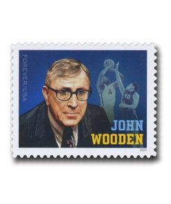 John Wooden 2024 First-Class Mail Postage Stamps 100pcs/Pack (20PCS/Booklet)